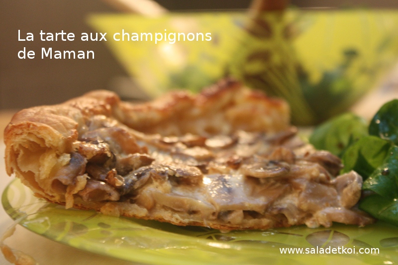 Tarte aux champignons